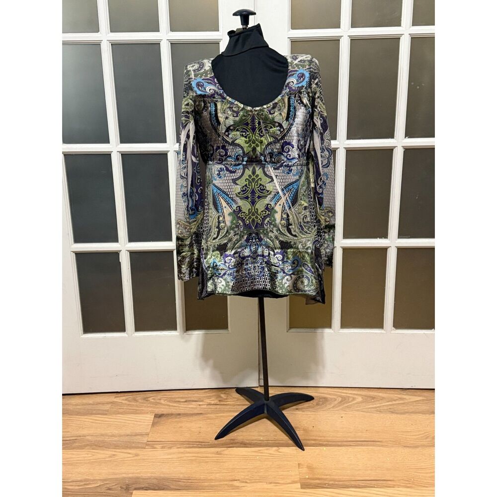 Y2K Whimsygoth One World Paisley Tunic